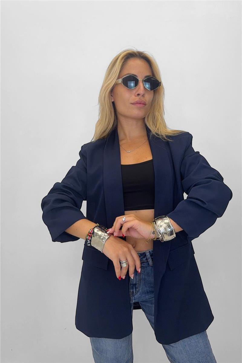 blazer con manica arricciata london